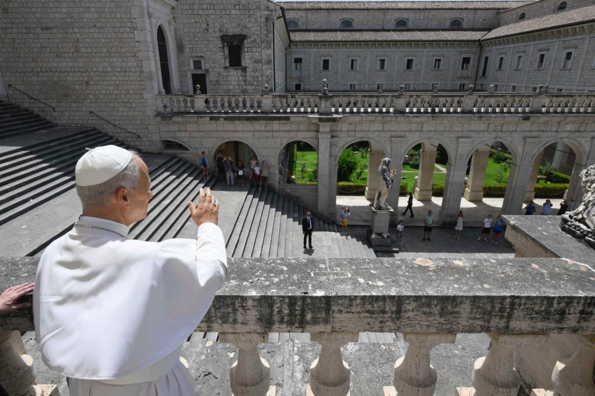 pope-leo-xiv-private-visit-to-the-abbey-of-montecassino