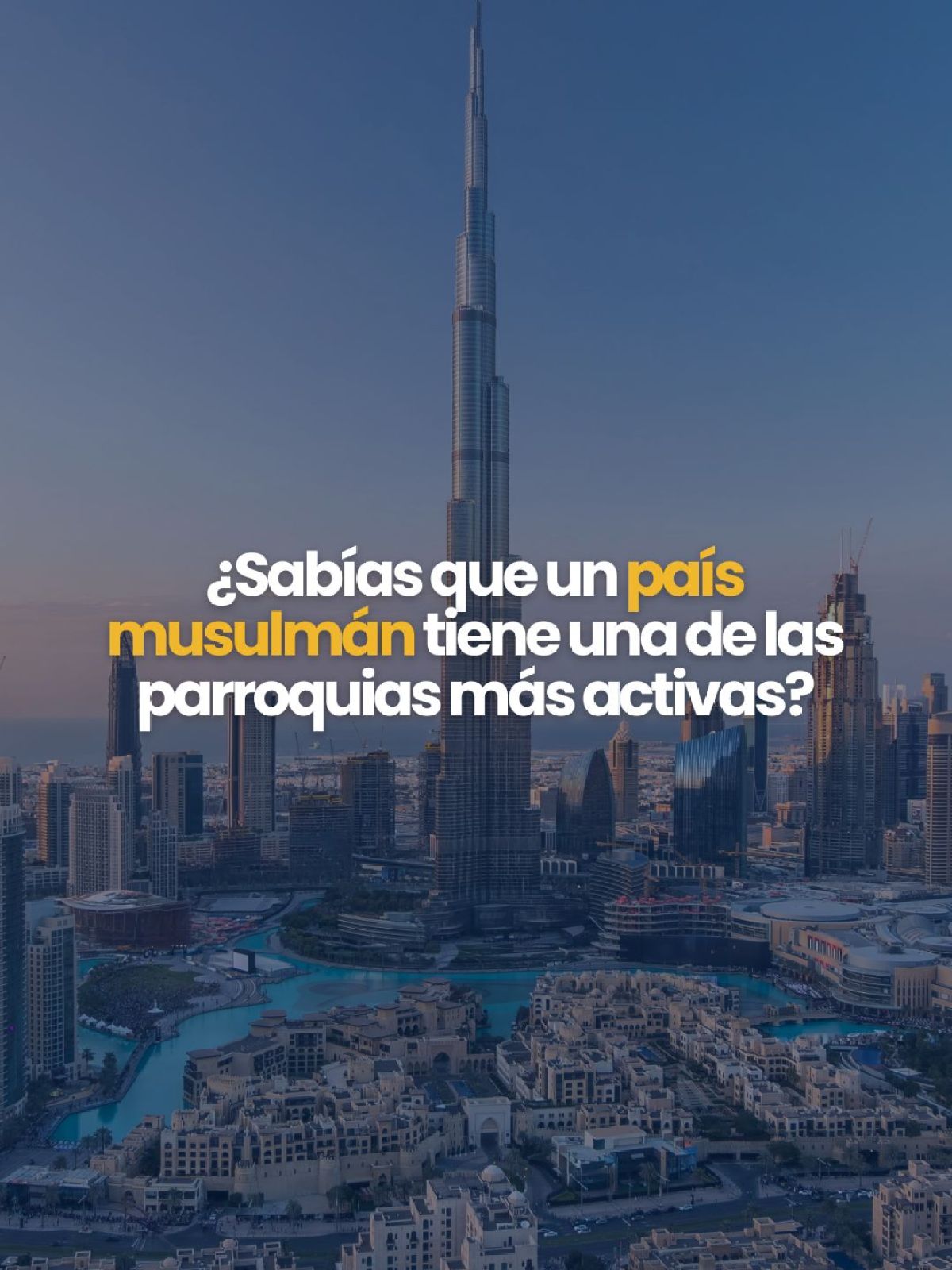 (VIDEO) ¿Sabías que un país musulmán tiene una de las parroquias más activas?