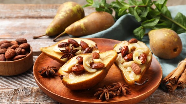pear dish baking