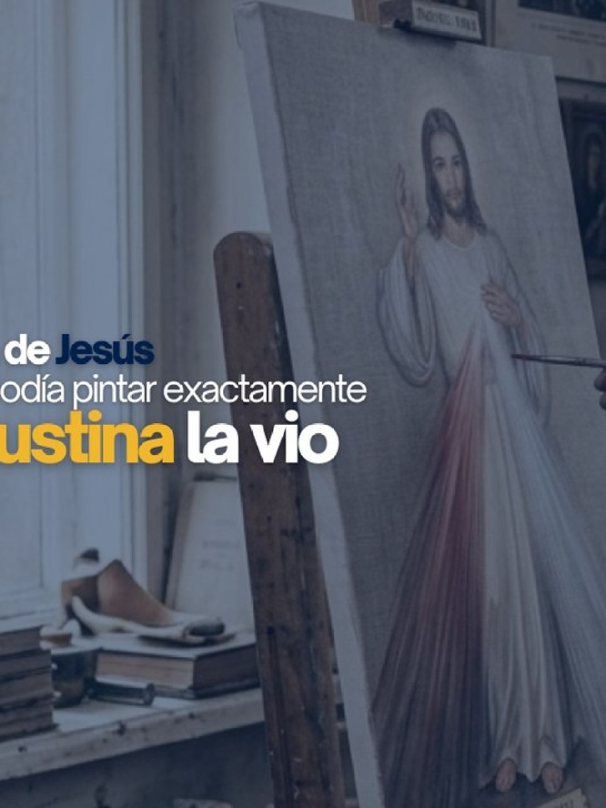 (VIDEO) La imagen de Jesús que nadie podía pintar exactamente como Faustina la vio